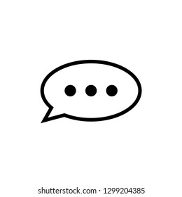 Chat Dialog Icon Vector