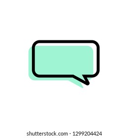Chat Dialog Icon Vector