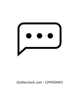 Chat Dialog Icon Vector