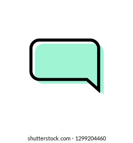 Chat Dialog Icon Vector