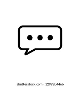 Chat Dialog Icon Vector