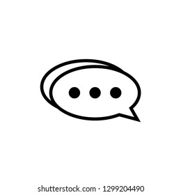 Chat Dialog Icon Vector
