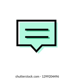 Chat Dialog Icon Vector