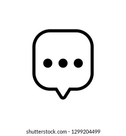 Chat Dialog Icon Vector