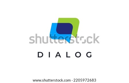 Chat Dialog Speach Talk Logo Design Template