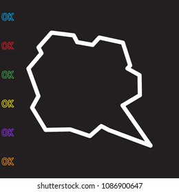chat, dialog. vector icon.
