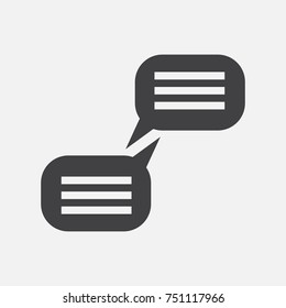 chat, dialogue, icon, vector eps10