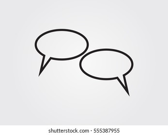 chat, dialogue, icon, vector illustration eps10