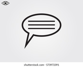 chat, dialogue, icon, vector illustration eps10