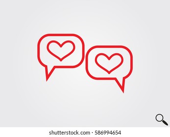 chat, dialogue, icon, vector illustration eps10
