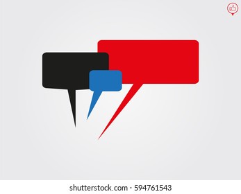 chat, dialogue, icon, vector illustration eps10
