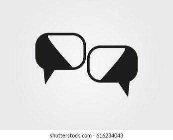 chat, dialogue, icon, vector illustration eps10
