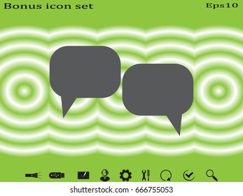chat, dialogue, icon, vector illustration eps10