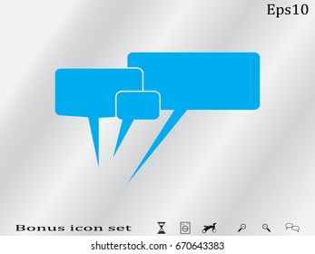 chat, dialogue, icon, vector illustration eps10