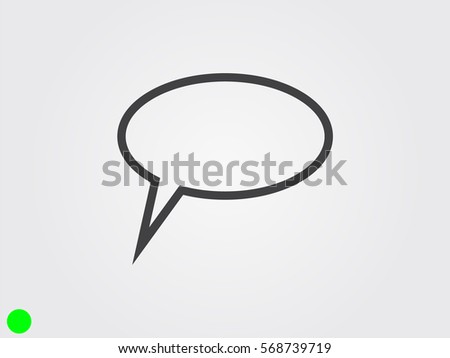 chat, dialogue, icon, vector illustration eps10