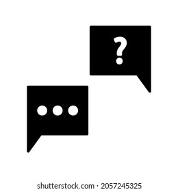 Icono de diálogo de chat.message,help (ilustración vectorial)