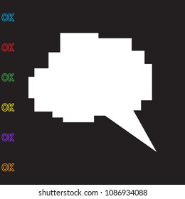 chat, dialogue, speech, icon illustration