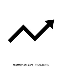 Chat, economic, rise icon vector image. Can also be used for customer support. Suitable for use on web apps, mobile apps and print media.