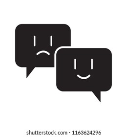 chat emoji icon vector illustration design