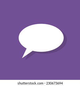 chat flat icon design vector illustration