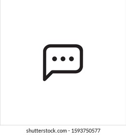 Chat Flat Icon Illustration- Vector