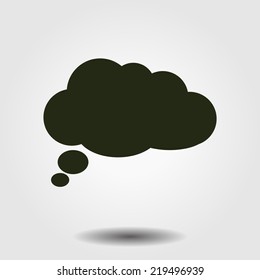 Chat Flat Icon.Vector EPS 10. 