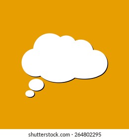 Chat Flat Icon.Vector EPS 10. 