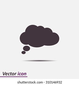 Chat Flat Icon.Vector EPS 10. 