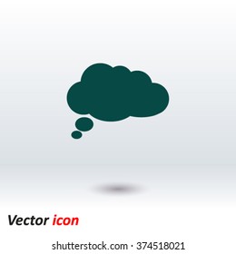 Chat Flat Icon.Vector EPS 10. 