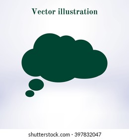 Chat Flat Icon.Vector EPS 10. 