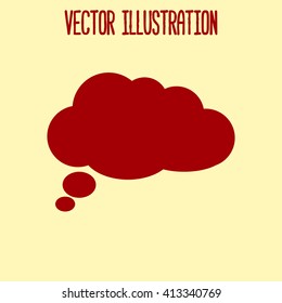 Chat Flat Icon.Vector EPS 10. 