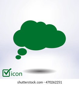 Chat Flat Icon.Vector EPS 10. 