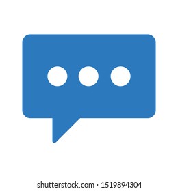 chat glyph colour vector icon
