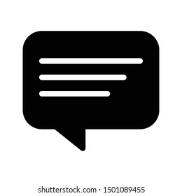 chat glyph flat vectr icon