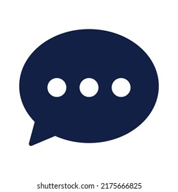 chat glyph icon design vector image