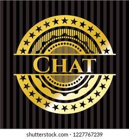 Chat gold emblem