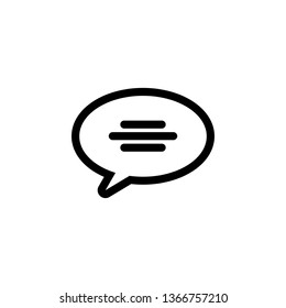 chat golden ratio icon, adjustable line stroke