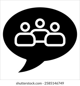 Chat Group Icon Element For Design