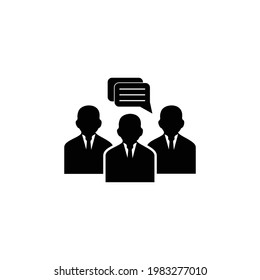 chat group icon vector sign symbol