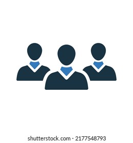 Chat, group, users icon. Simple editable vector design isolated on a white background.