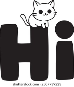 chat, hi welcome bubble icon.