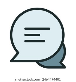 Chat icon. Icon about the conversation