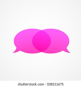 chat icon, banner