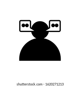 chat icon black and white