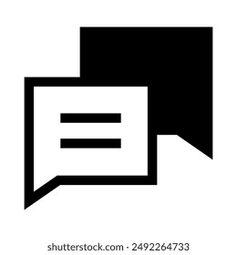 Chat icon. Bubble chat icon