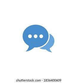 chat icon, bubble icon, chat sign and symbol vector