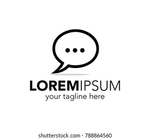 Chat icon. bubbles chat icon