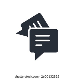 chat icon collection .design style with background