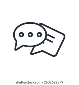 chat icon collection .design style with background
