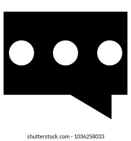 Chat icon, comment icon, Chat box icon for use in web design, vector illustration on white background